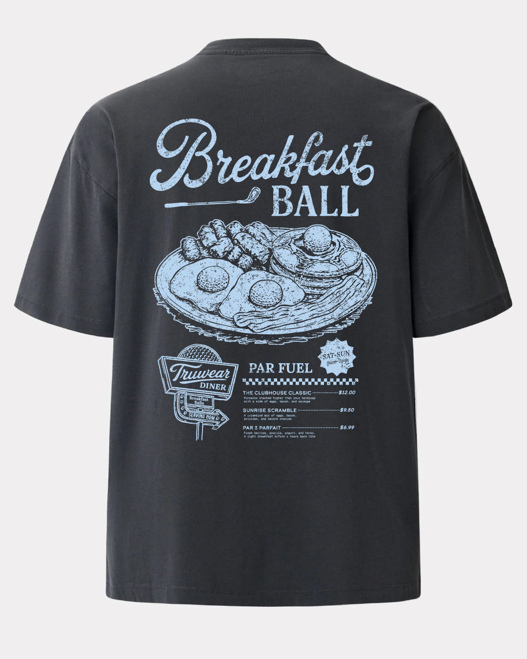 Breakfast Ball Monochramatic Faze Heavyweight Tee
