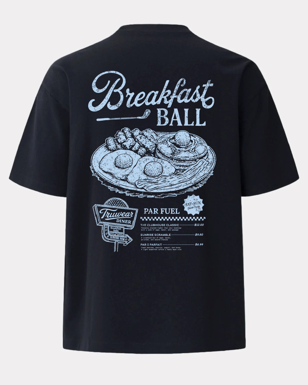 Breakfast Ball Monochramatic Faze Heavyweight Tee