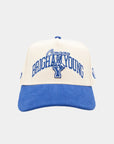 Brigham Young Natural and Royal Blue Suede Brim Hat