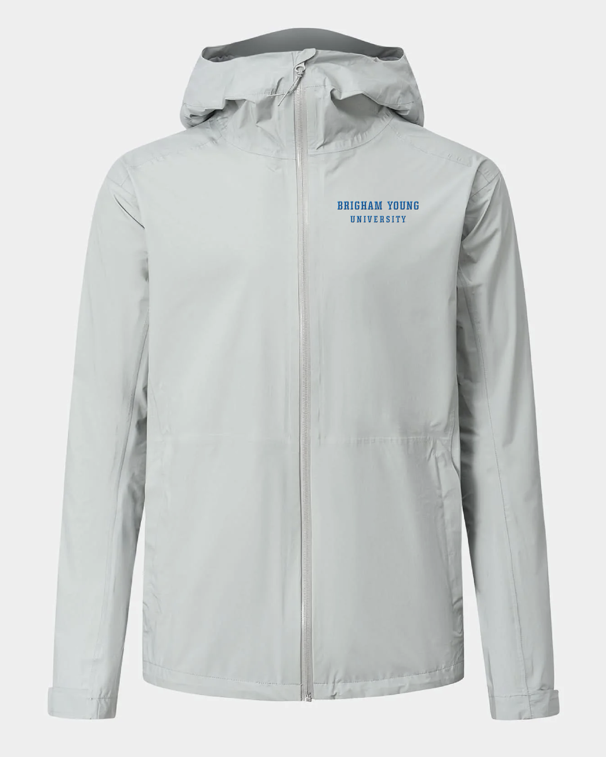 BYU Voyage Rain Jacket Light Grey
