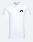 BYU Crest 2.0 White Polo