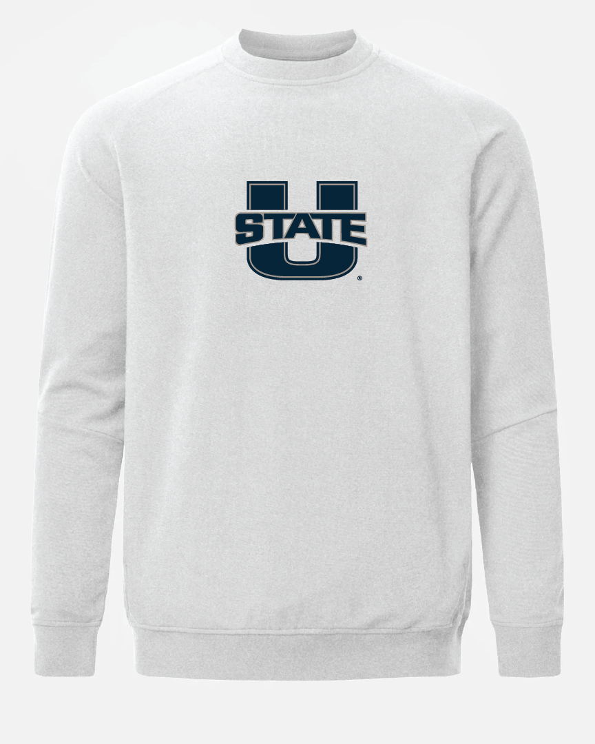 USU Meridian Heather Grey Crewneck