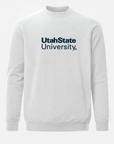 USU Meridian Heather Grey Crewneck