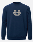 USU Meridian Heather Navy Crewneck