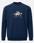 USU Meridian Heather Navy Crewneck