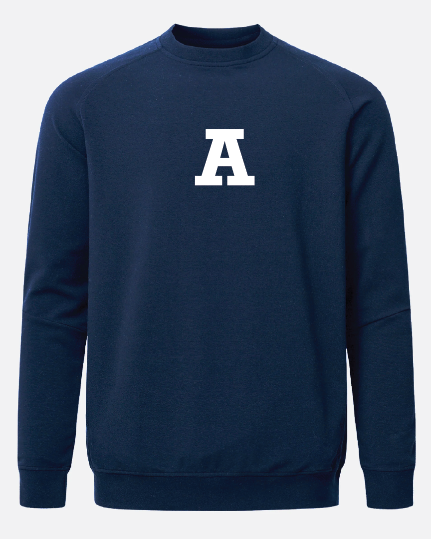 USU Meridian Heather Navy Crewneck