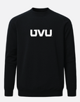 UVU Meridian Black Crewneck