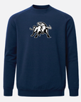 USU Meridian Heather Navy Crewneck