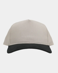 Cream Black Cord Brim Fade Hat - Cream