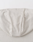 Hooded Cardinal Long Sleeve Cream Workout Shirt - Cardinal