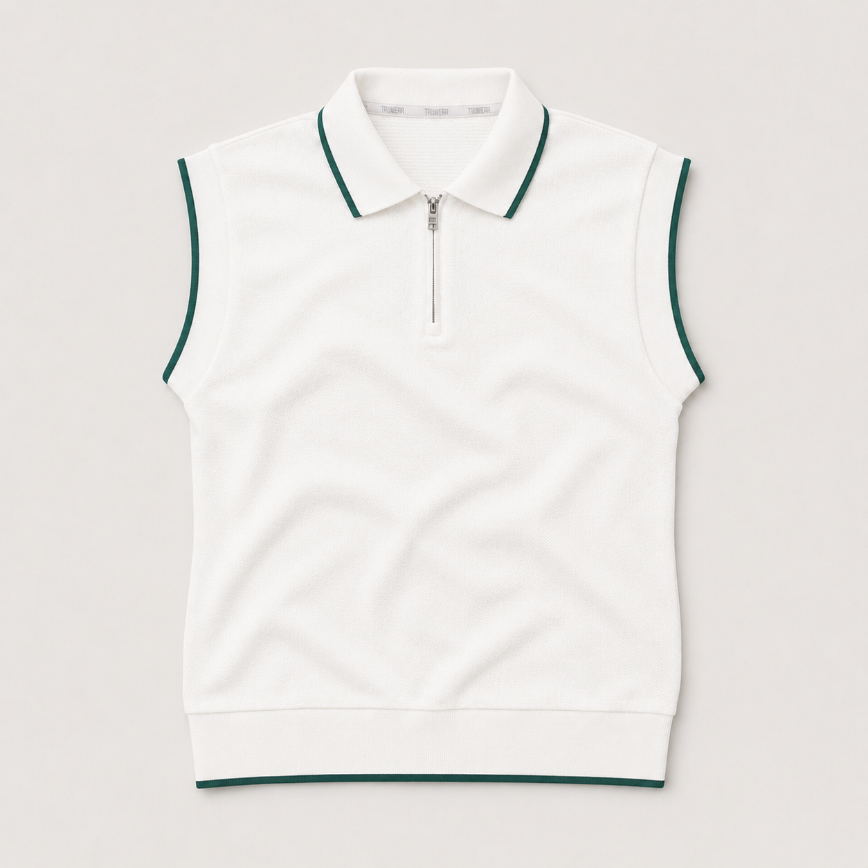 Vanguard Womens Sleeveless Polo White