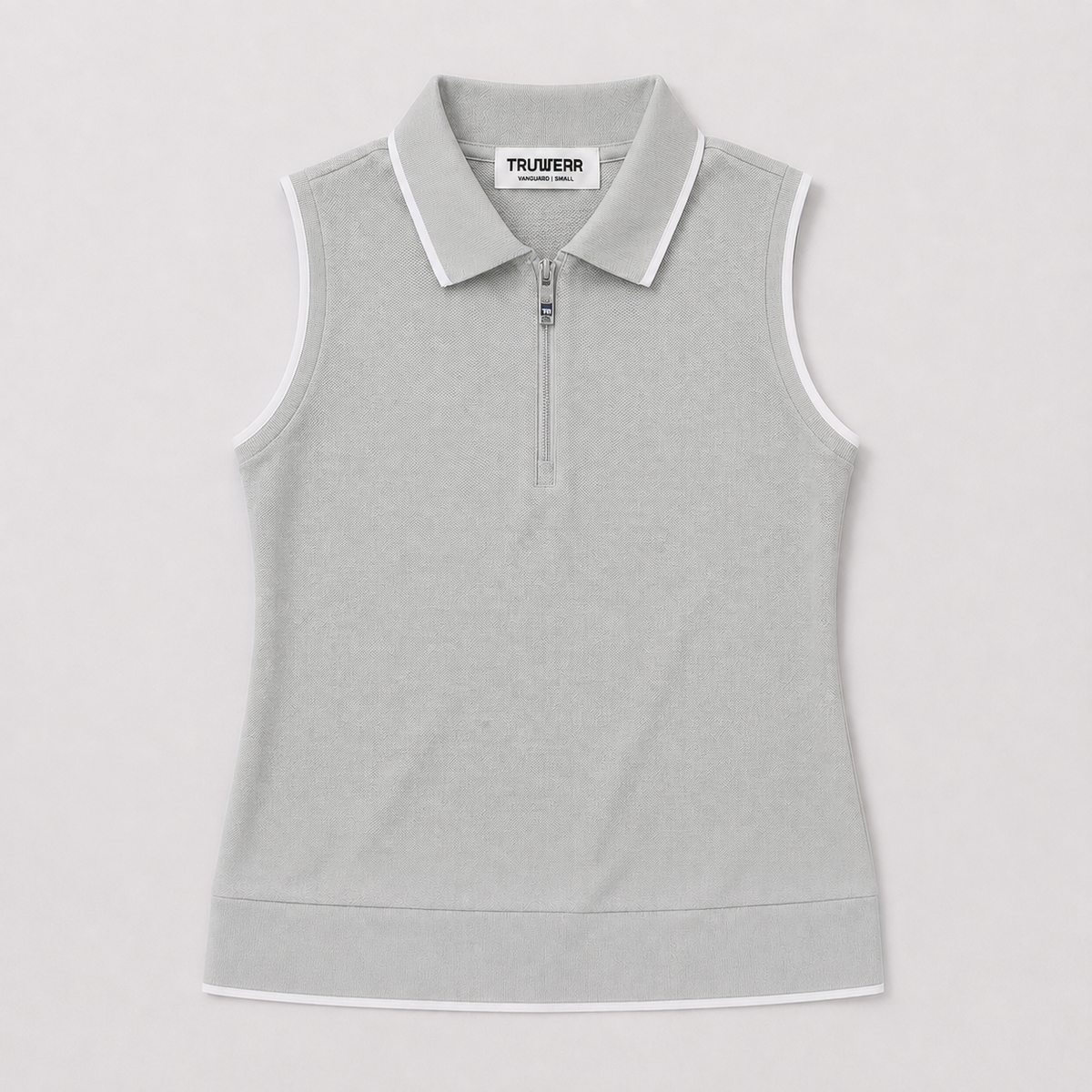 Vanguard Womens Sleeveless Polo Slate Green