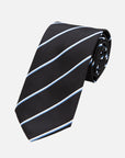 Immortal Black and Blue Stripe Tie