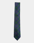 Immortal Tartan Dark Green Tie - Green