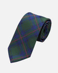 Immortal Tartan Dark Green Tie - Green