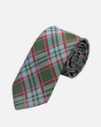 Immortal Tartan Cream Red Tie - Cream