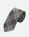 Immortal Tartan Cream Red Tie - Cream