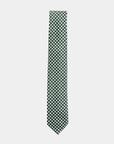 Immortal Green Gingham Tie - Green