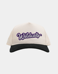 Weber State University Cream Black Cord Brim Fade Hat