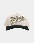 Purdue Cream Black Cord Brim Fade Hat