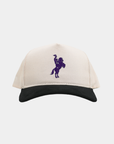 Tarleton State University Cream Black Cord Brim Fade Hat