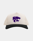 Kansas State Cream Black Cord Brim Fade Hat