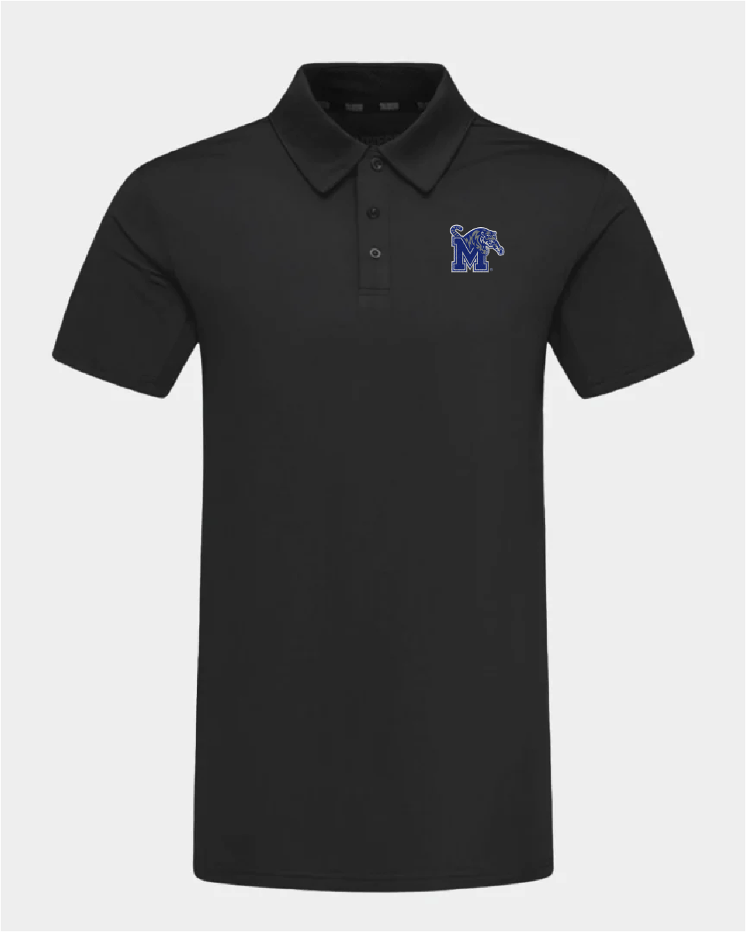 Memphis University Crest 2.0 Black Polo