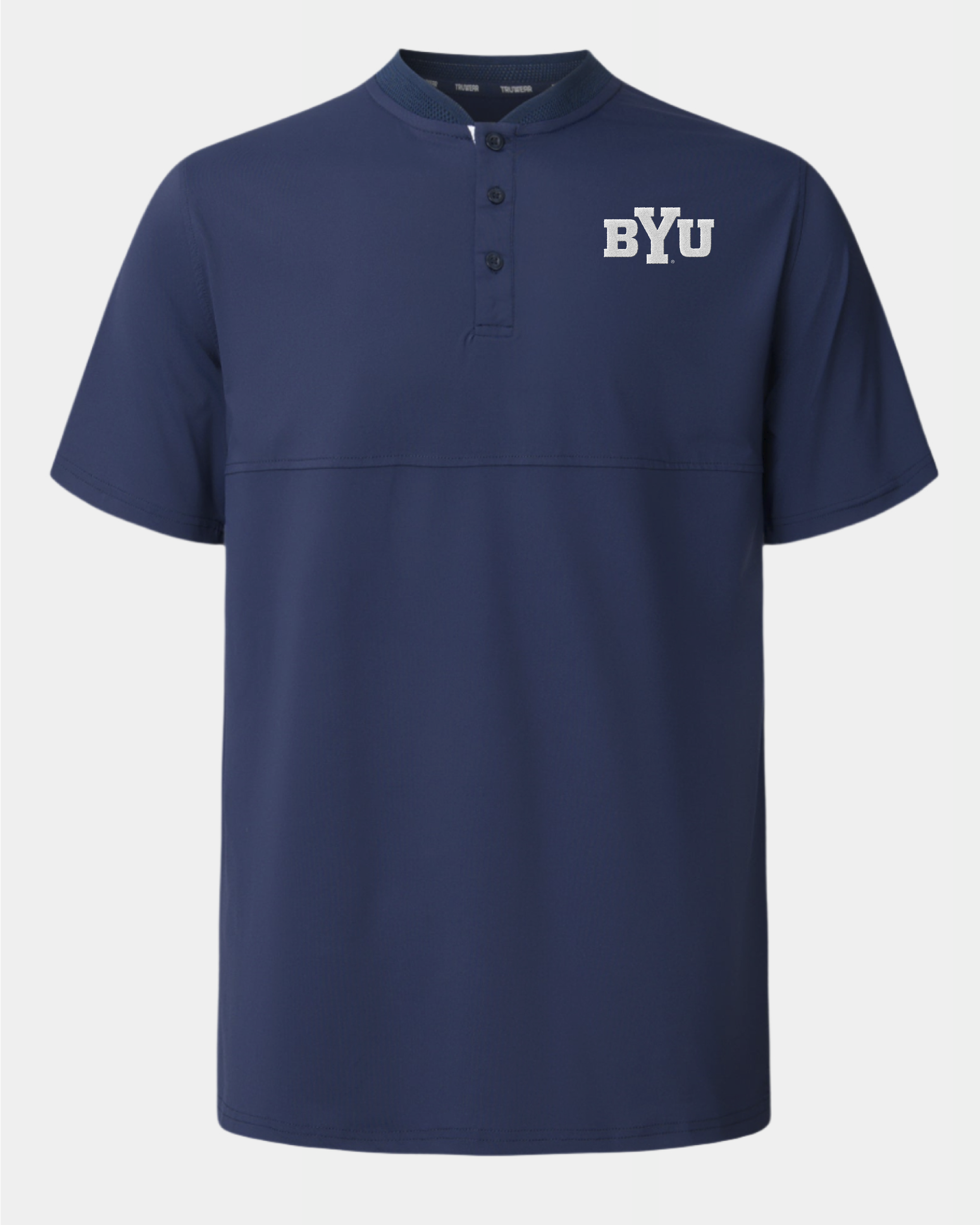 BYU Crown Blade Polo Navy