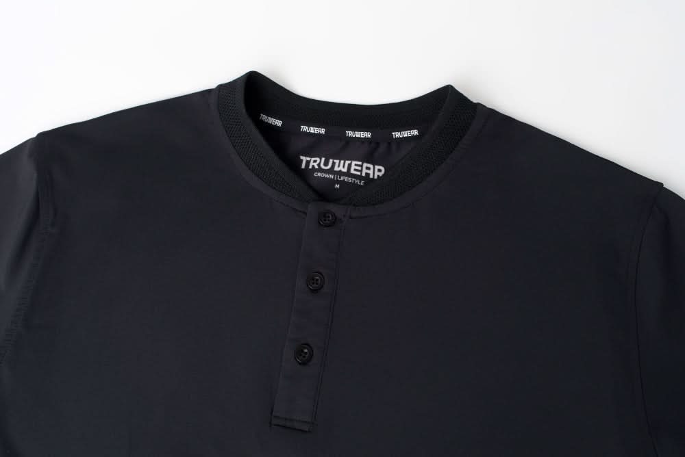 Crown Blade Polo Black - Black