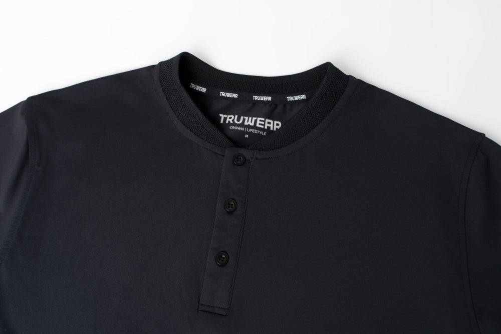 Crown Blade Polo Black - Black