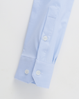 Phenom Professional Light Blue Striped Long Sleeve Men's Dress Shirt