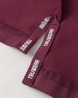 Crown Blade Polo Dark Cherry Logo Lining