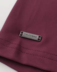 Crown Blade Polo Dark Cherry Tag