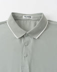 Icon Polo Slate Green Collar