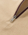 Vanguard Zip Polo Tan Front Zipper