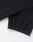 Vanguard Zip Polo Black Sleeve