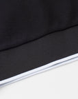 Vanguard Zip Polo Black Hem