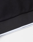 Vanguard Zip Polo Black Hem