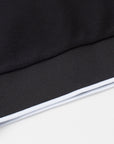 Vanguard Zip Polo Black Hem