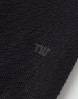 Vanguard Zip Polo Black Logo