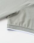 Vanguard Zip Polo Slate Green Sleeve