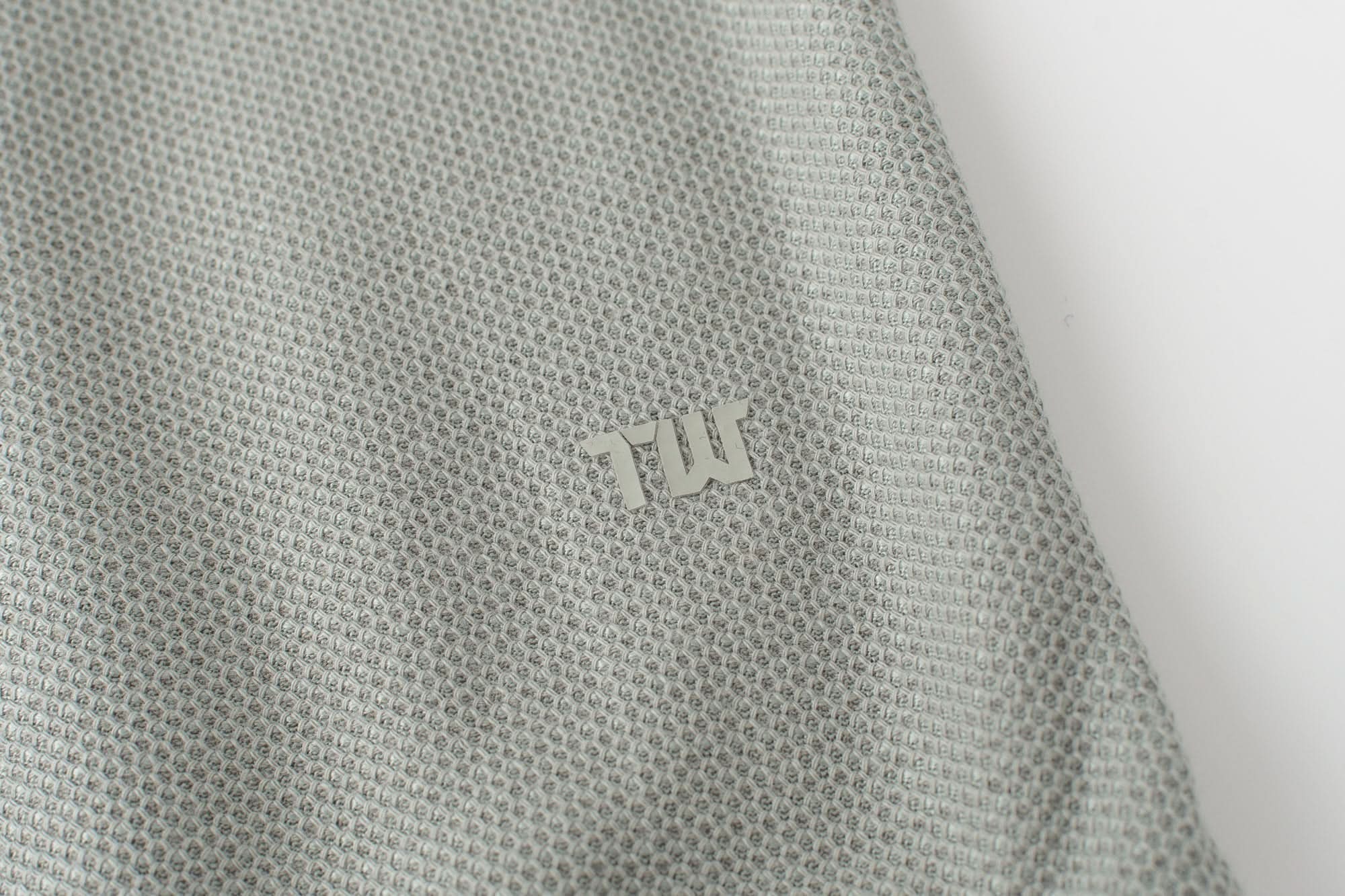 Vanguard Zip Polo Slate Green Logo