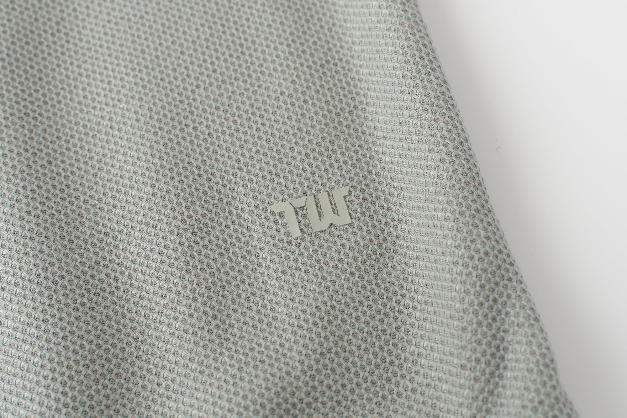 Vanguard Zip Polo Slate Green Logo