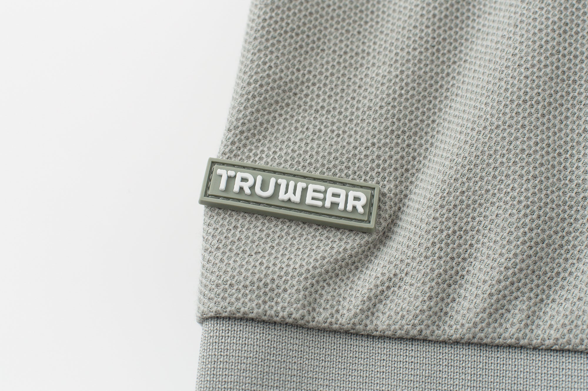 Vanguard Zip Polo Slate Green Patch