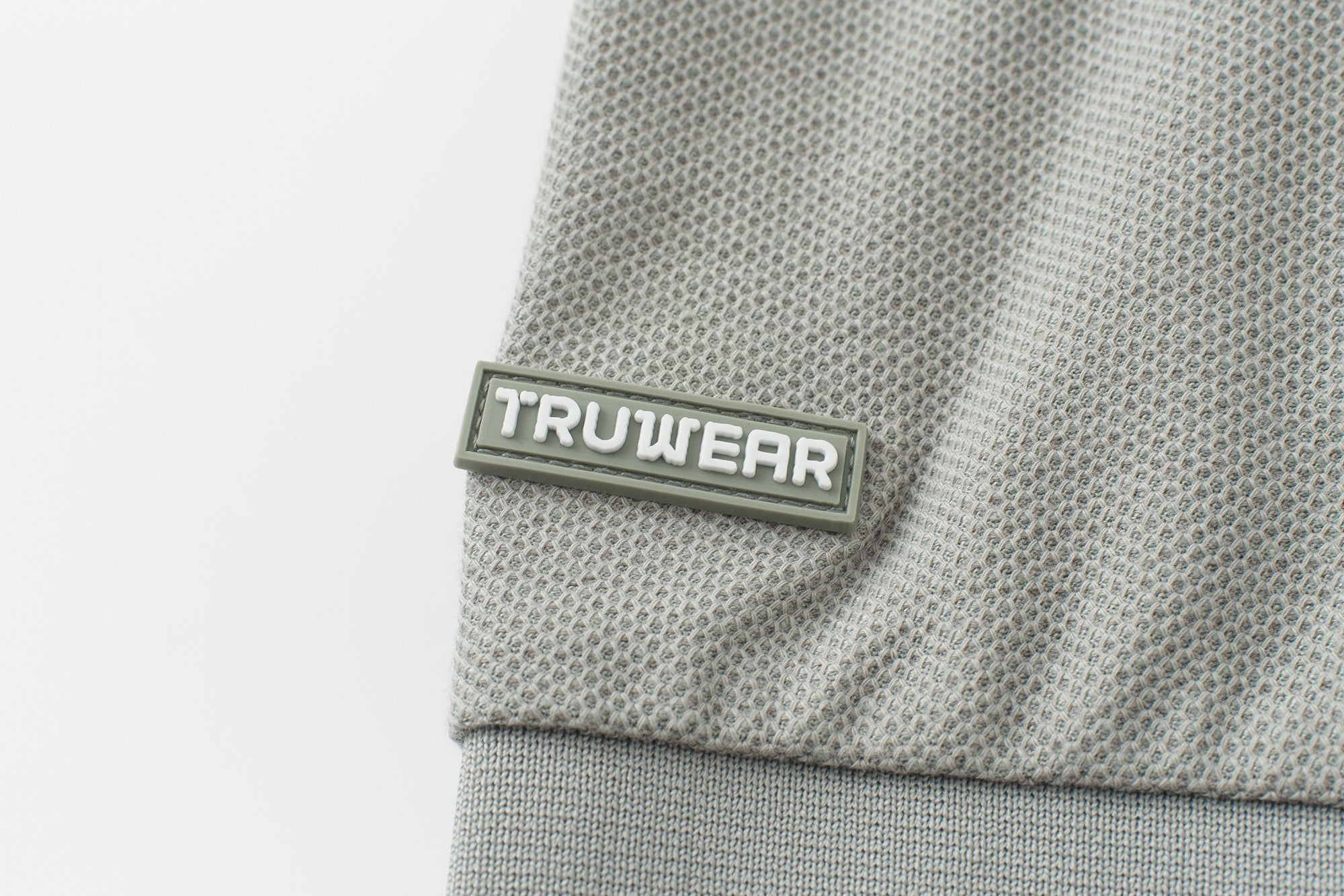 Vanguard Zip Polo Slate Green Patch
