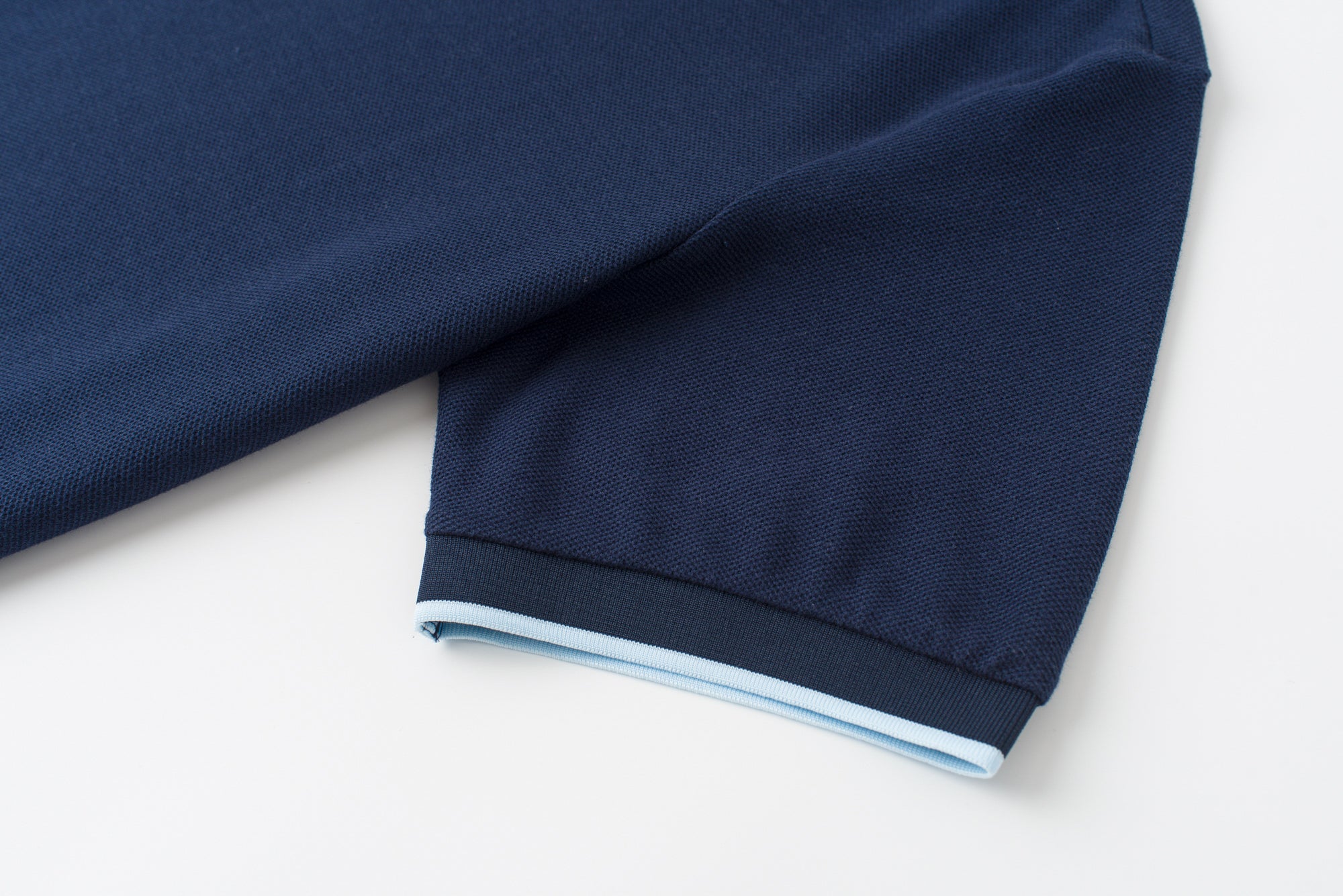 Vanguard Zip Polo Navy