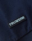  Vanguard Zip Polo Navy Tag