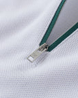 Vanguard Zip Polo White Zipper