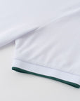 Vanguard Zip Polo White Sleeve