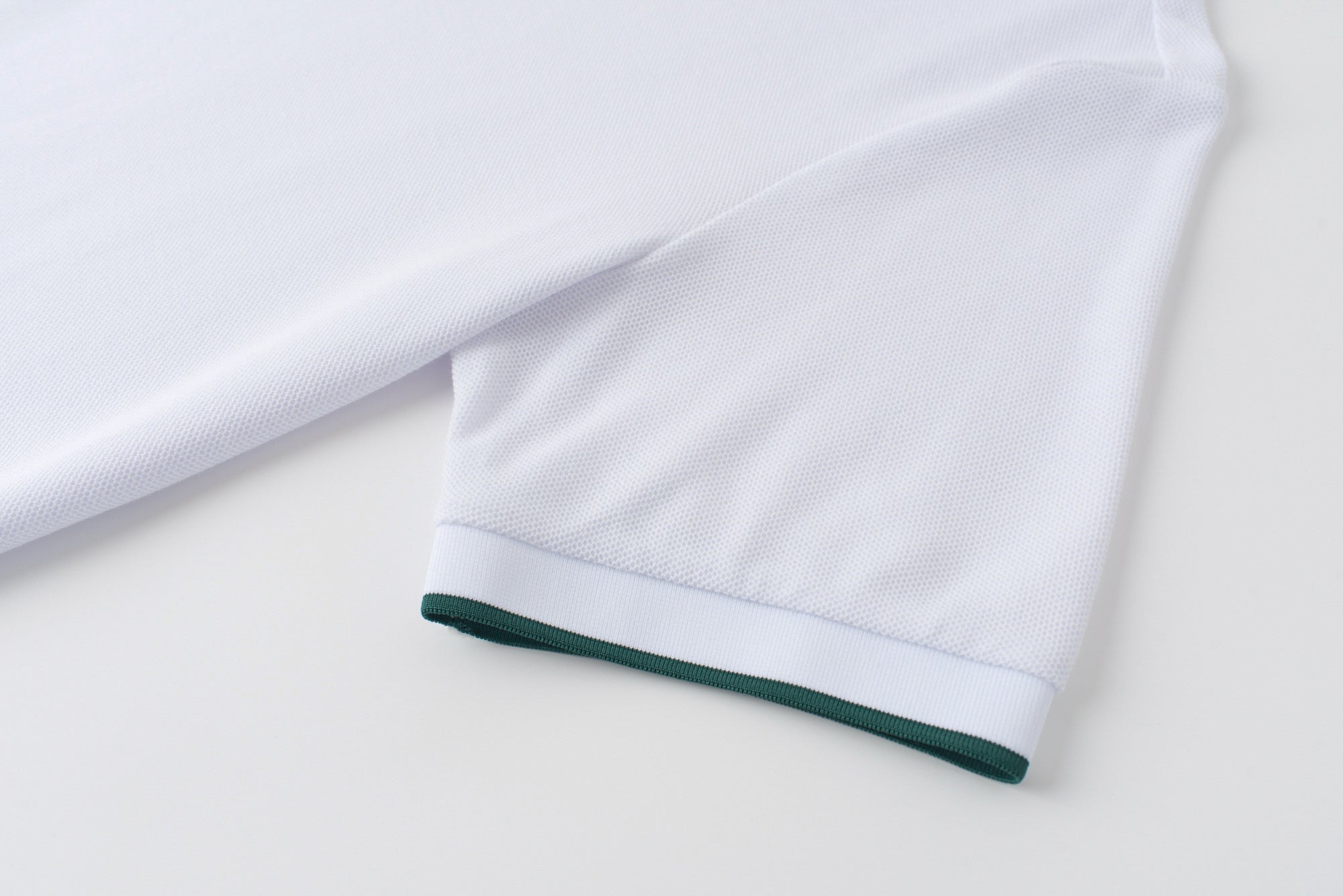 Vanguard Zip Polo White Sleeve